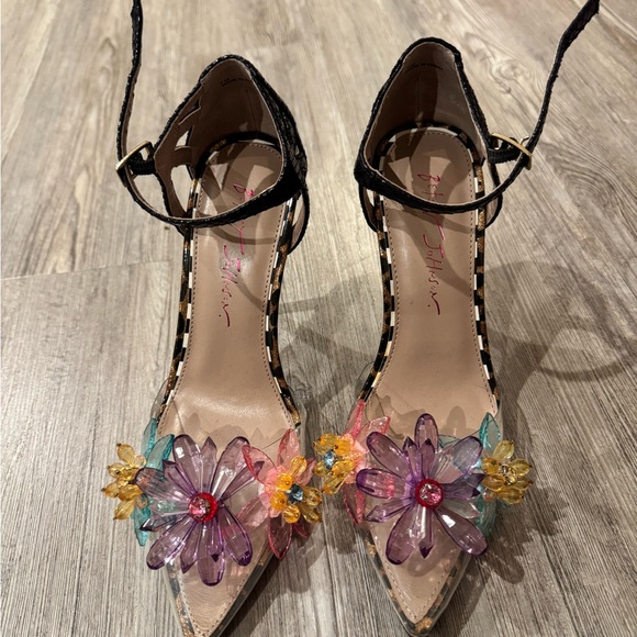 Betsey Johnson Shoes - Betsey Johnson Multicolor Floral Heels
